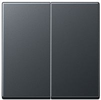 Лицевая панель Jung A creation для 2-кл. выключателя антрацит картинка